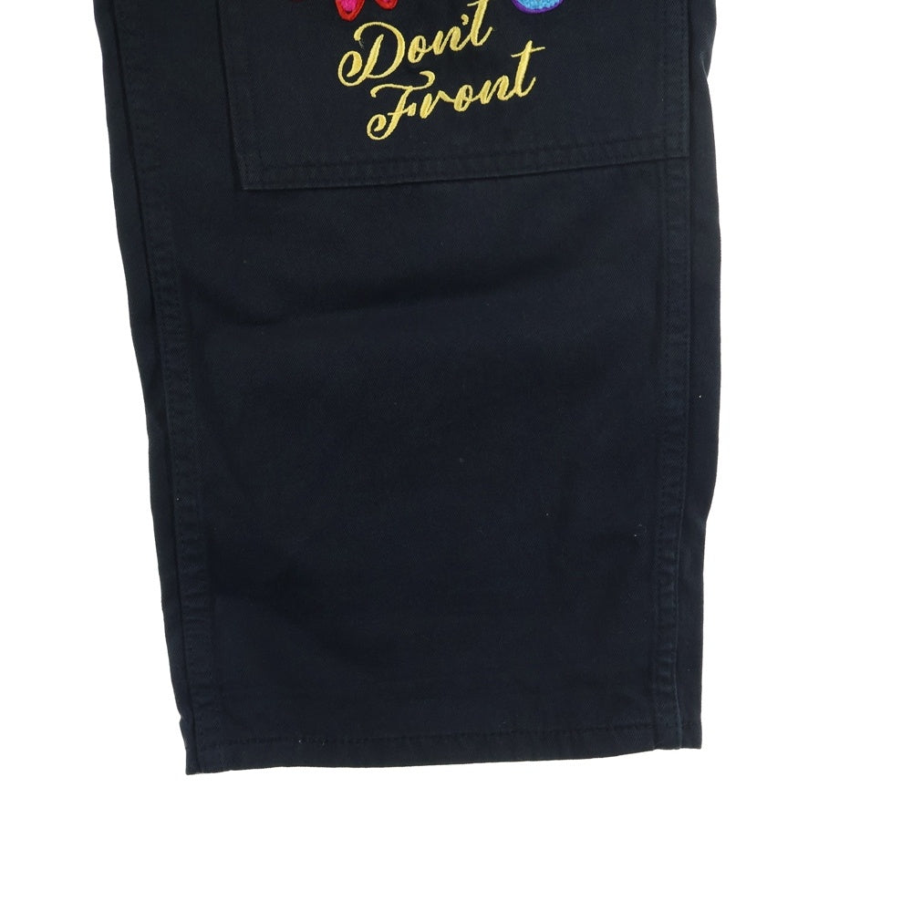 X-LARGE(エクストララージ) DAISY DOUBLE KNEE WORK PANTS デイジー ダブルニー ワークパンツ チノパン ブラック 101231031008