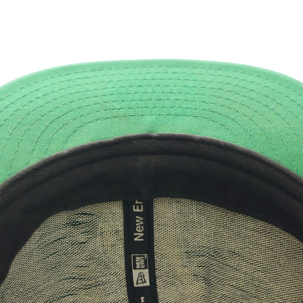 NEW ERA(ニューエラ) 59FIFTY 千葉ロッテマリーンズ ロゴ刺繍 6パネルベースボールキャップ 帽子 グリーン
