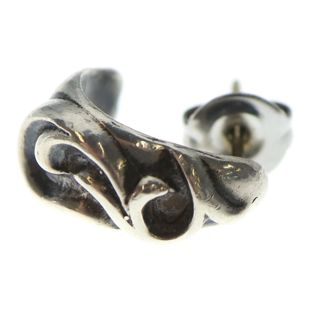 CHROME HEARTS(クロムハーツ) CARVED TEARDROP カーブドティアドロップ ピアス シルバー BCA091