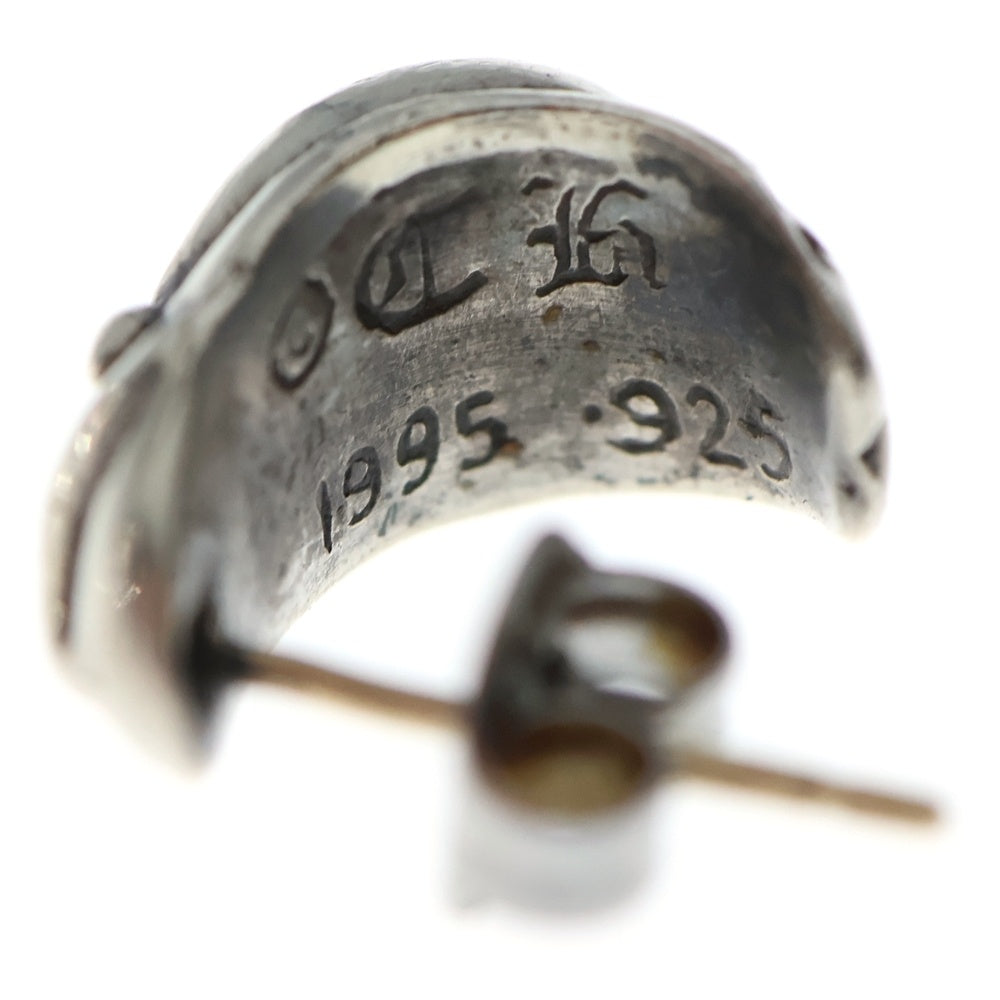 CHROME HEARTS(クロムハーツ) CARVED TEARDROP カーブドティアドロップ ピアス シルバー BCA091