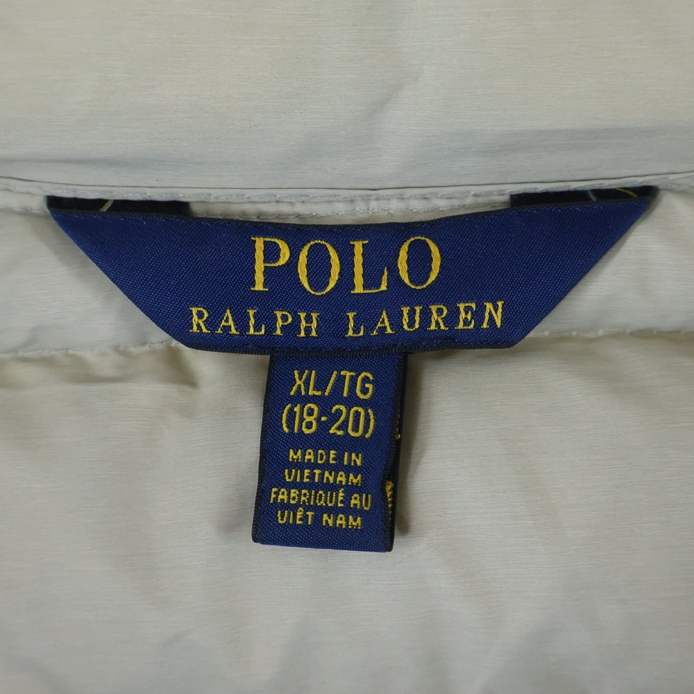 RALPH LAUREN(ラルフローレン) ポニー刺繍 中綿 ナイロンベスト ジャケット グレー
