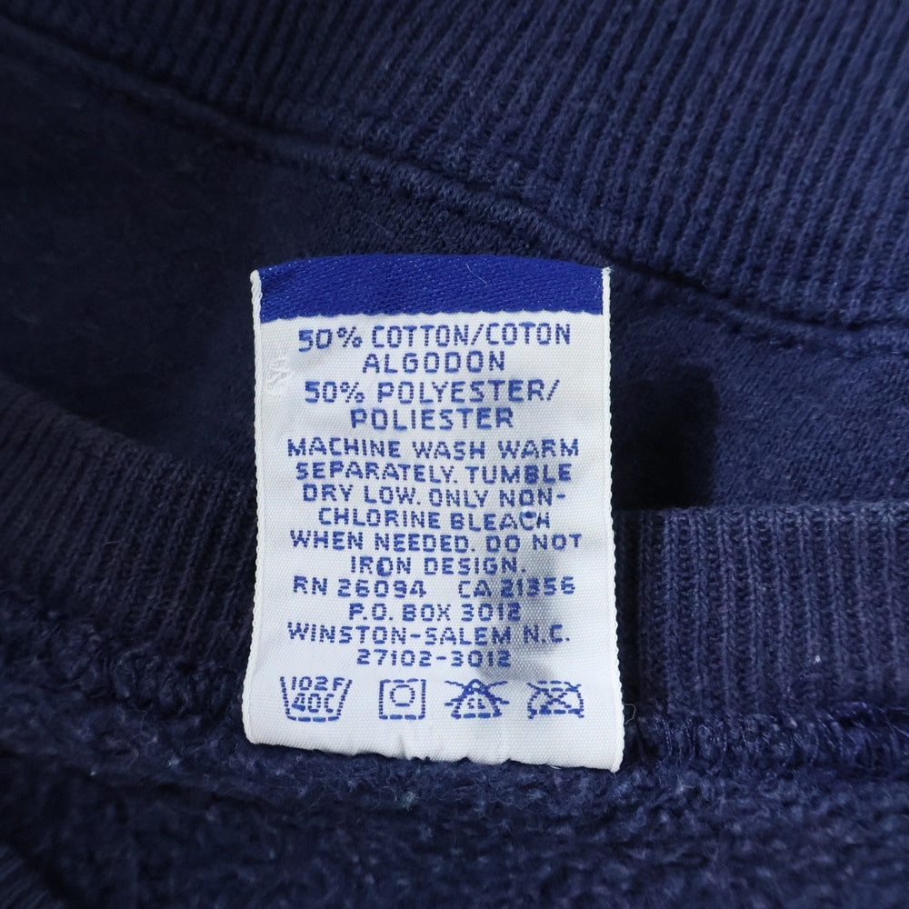 CHAMPION(チャンピオン) 90s USA アトランタオリンピック 記念 ロゴプリント クルーネック スウェット トレーナー ネイビー