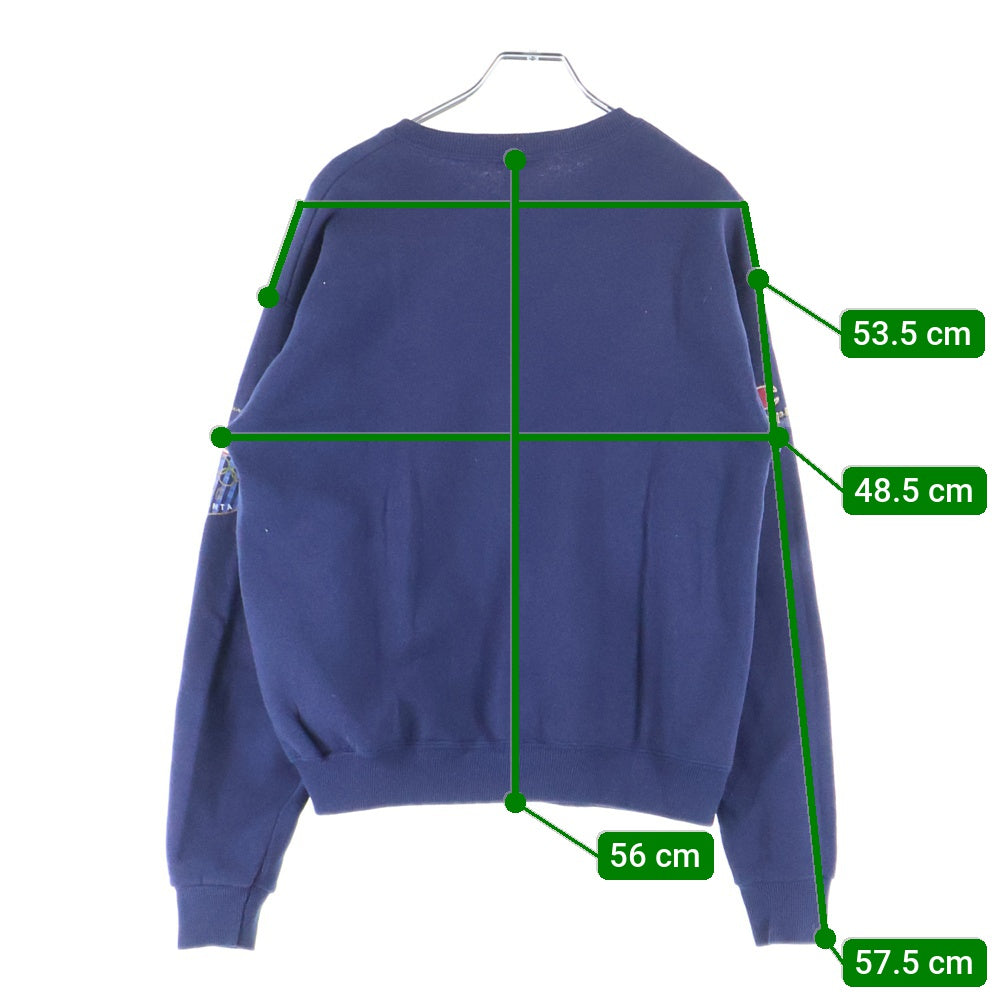 CHAMPION(チャンピオン) 90s USA アトランタオリンピック 記念 ロゴプリント クルーネック スウェット トレーナー ネイビー