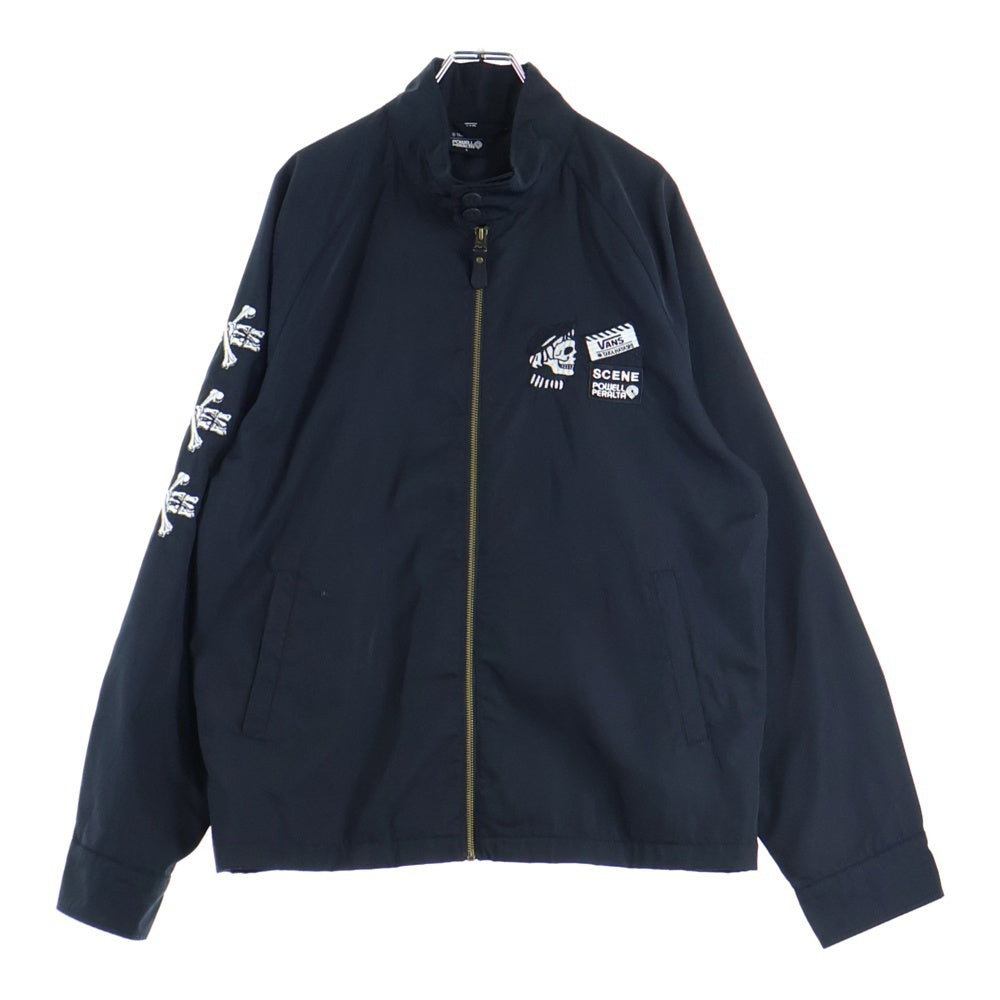 POWELL PERALTA(パウエルペラルタ) 2017 × VANS × TAKA HAYASHI 世界350着限定 バンズ タカ・ハヤシ スウィングトップ ナイロンジャケット ブラック VN0A3H9BBLK