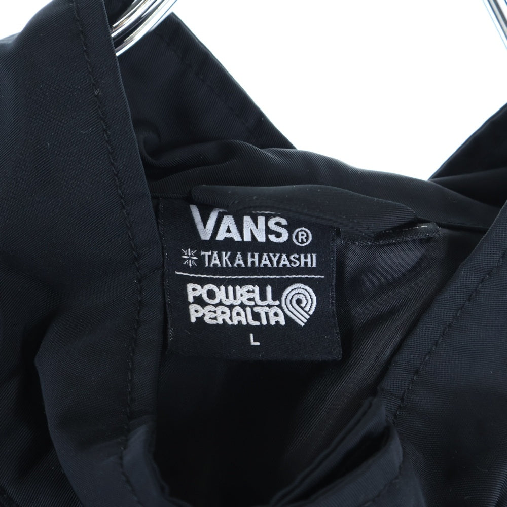 POWELL PERALTA(パウエルペラルタ) 2017 × VANS × TAKA HAYASHI 世界350着限定 バンズ タカ・ハヤシ スウィングトップ ナイロンジャケット ブラック VN0A3H9BBLK