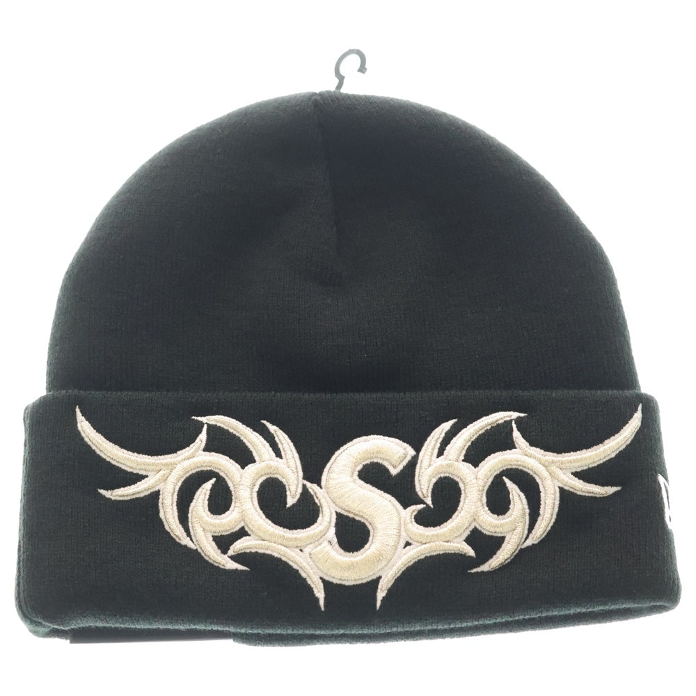 NIKE(ナイキ) 25AW × New Era Tribal S Logo Beanie ニューエラ トライバル Sロゴ ニットビーニー 帽子 ブラック
