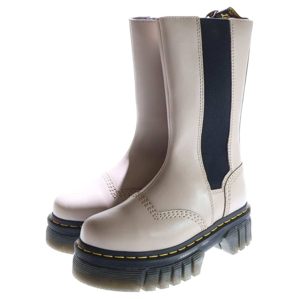 Dr.Martens(ドクターマーチン) Audrick Chelsea Tall Boots サイドゴア オードリック チェルシー ブーツ レディース ベージュ 30966348