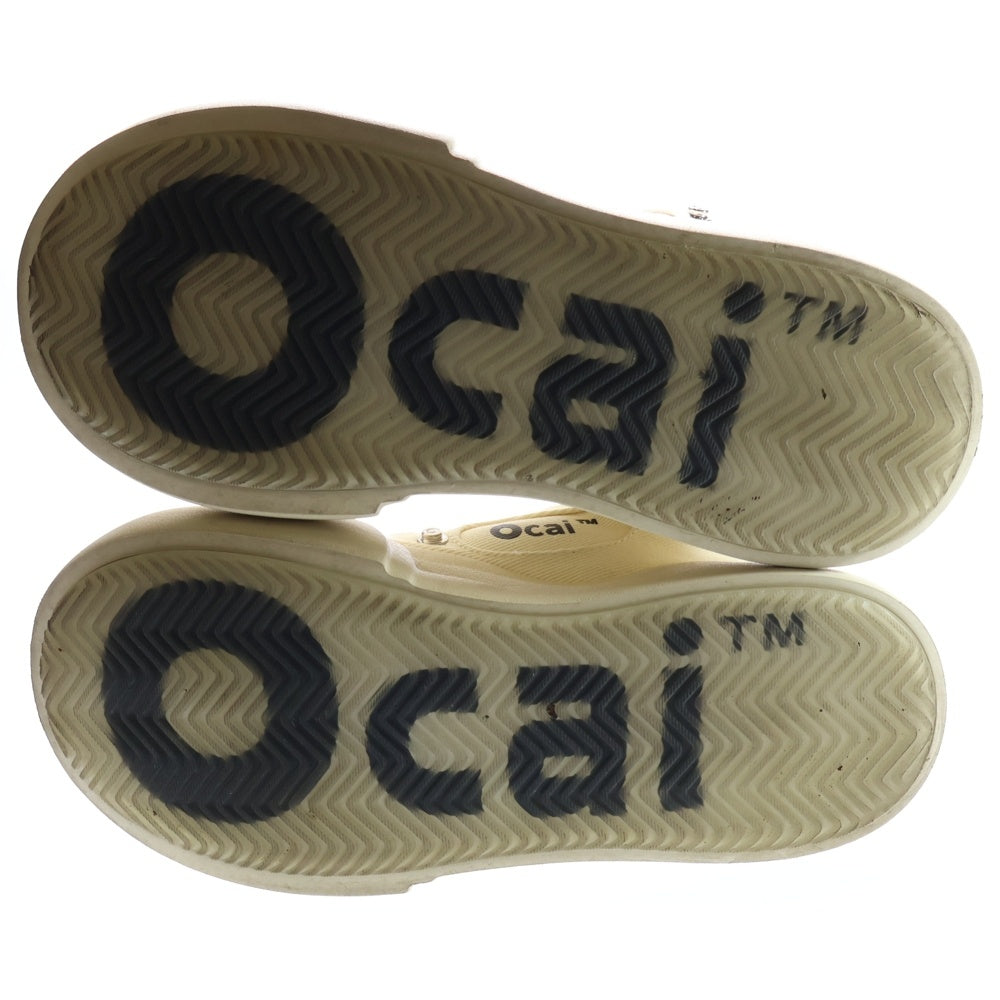 OCAI(オカイ) ロゴ スマイルボリューム ローカットスニーカー ホワイト US7/25.5cm oc230231