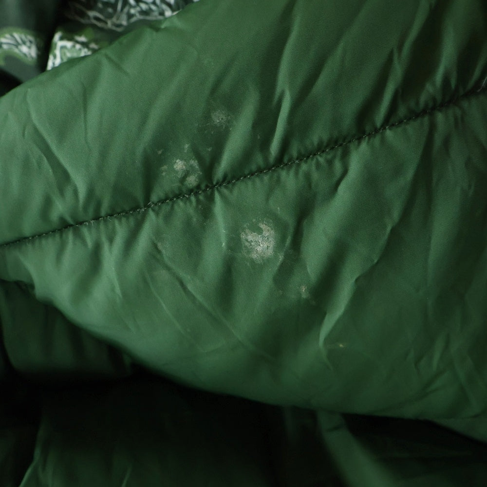 BAPE BY A BATHING APE(ベイプ ア ベイシング エイプ) 20AW × Rocky Mountain Featherbed Down Jacket ロッキーマウンテンフェザーベッド ペイズリー レザー ダウンジャケット