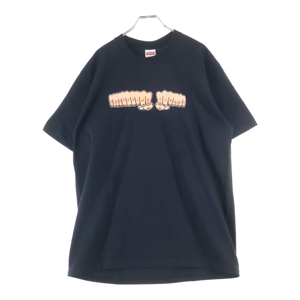 SUPREME(シュプリーム) 24SS ×TOY MACHINE FIST TEE トイマシーン フィスト 両面プリント 半袖Tシャツ カットソー ブラック