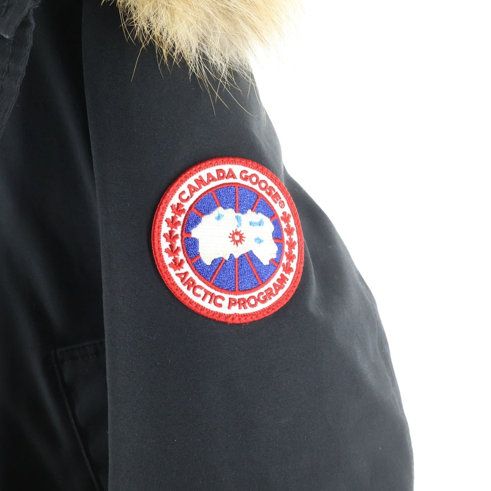 CANADA GOOSE(カナダグース) YORK TON ヨークトン ファー付 フーディ ダウン ジャケット ブラック 2072JM