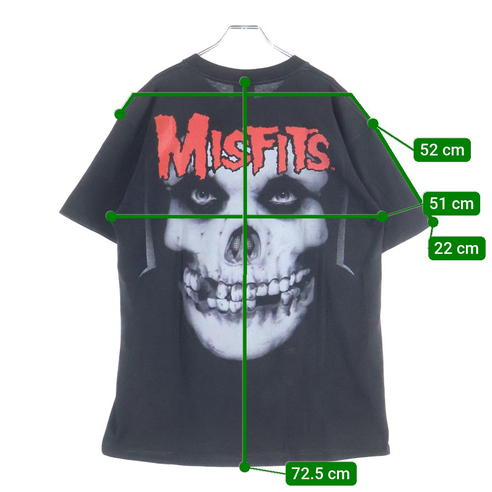 VINTAGE(ヴィンテージ) 90s MISFITS GLOW IN THE DARK DOUBLE SKULL
