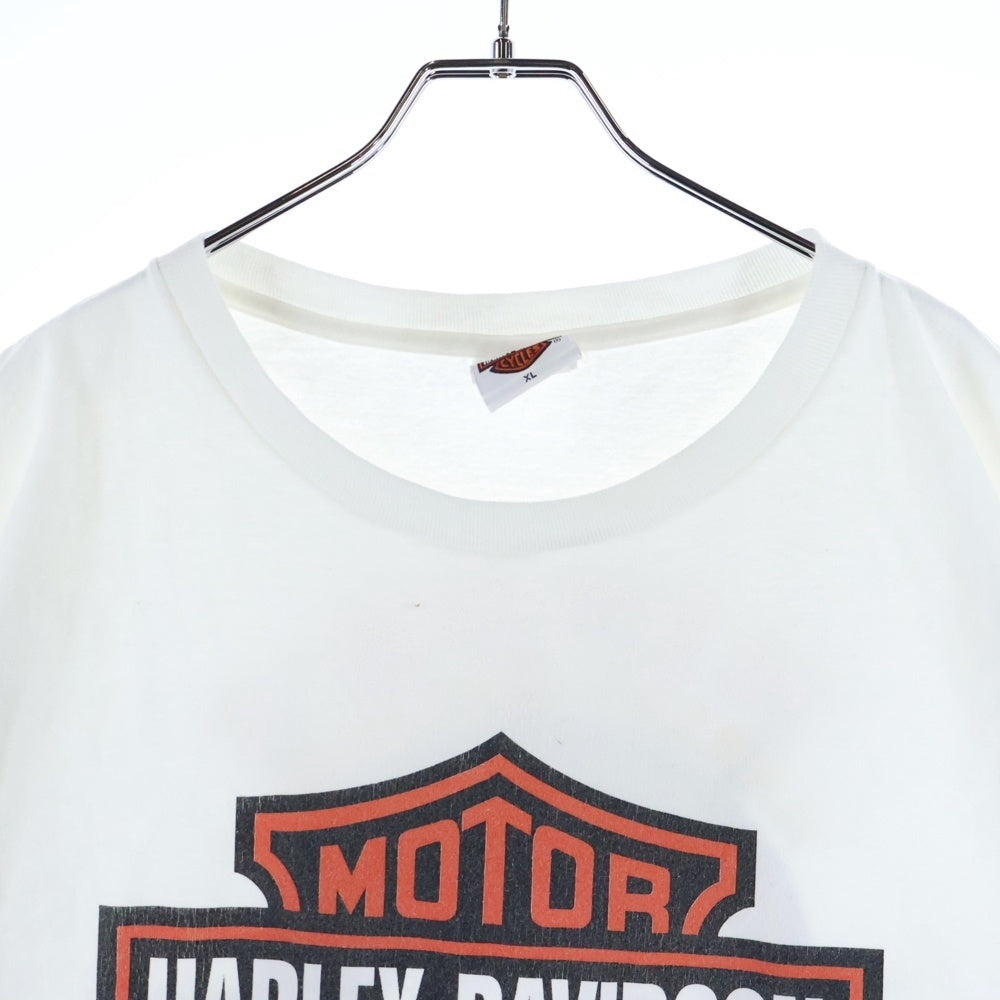 HARLEY DAVIDSON(ハーレーダビッドソン) MISSOURI 両面プリント 半袖Tシャツ カットソー ホワイト