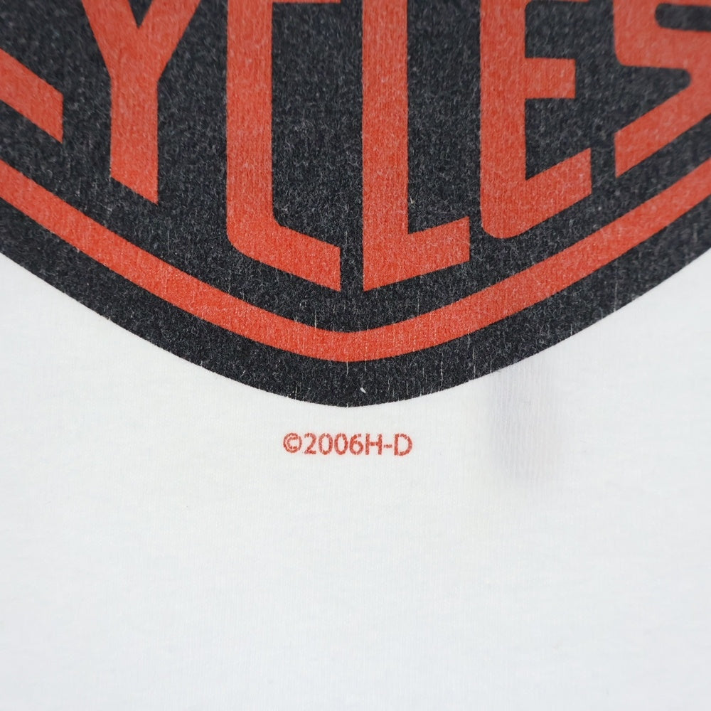 HARLEY DAVIDSON(ハーレーダビッドソン) MISSOURI 両面プリント 半袖Tシャツ カットソー ホワイト