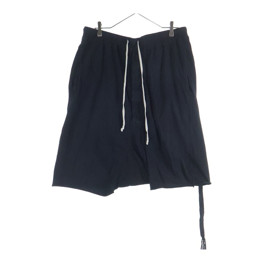 Rick Owens DRKSHDW(リックオウエンス ダークシャドウ) PODS ドローコードサルエルハーフパンツ ショーツ ブラック DU01C6380-RN