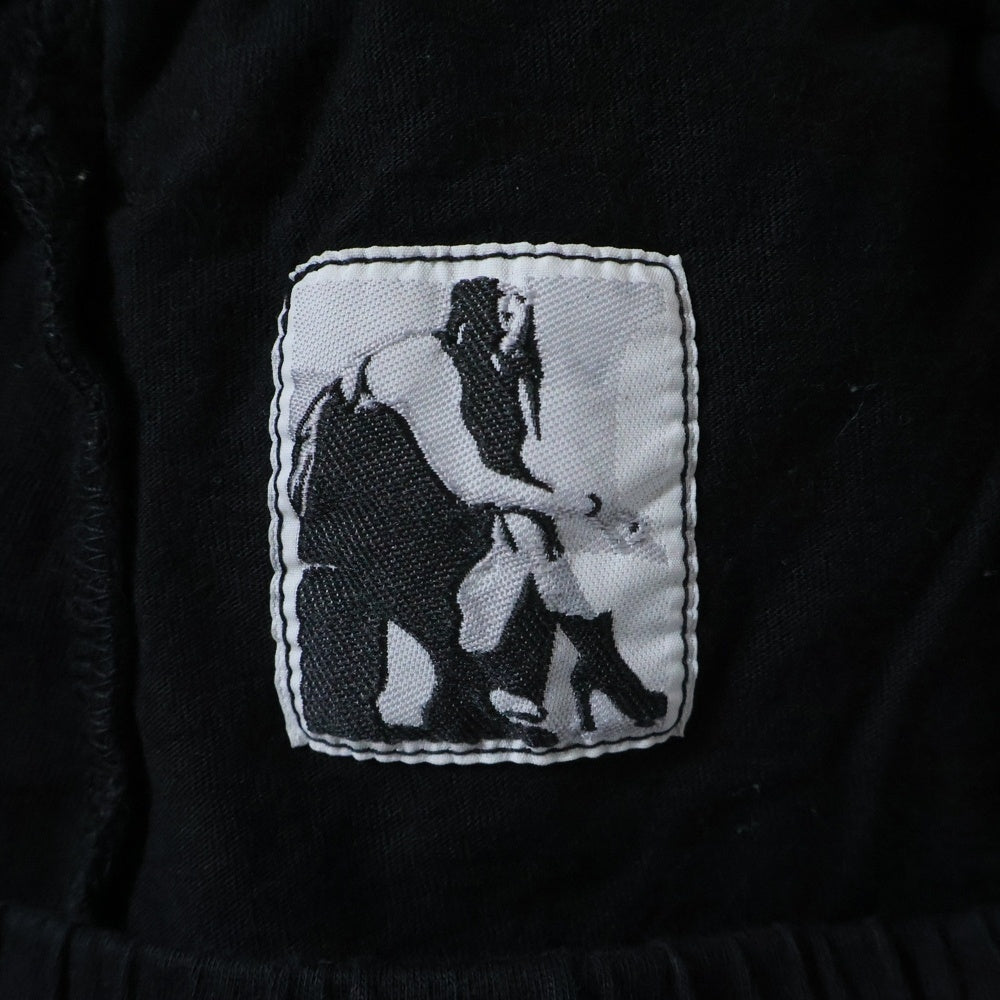 Rick Owens DRKSHDW(リックオウエンス ダークシャドウ) PODS ドローコードサルエルハーフパンツ ショーツ ブラック DU01C6380-RN