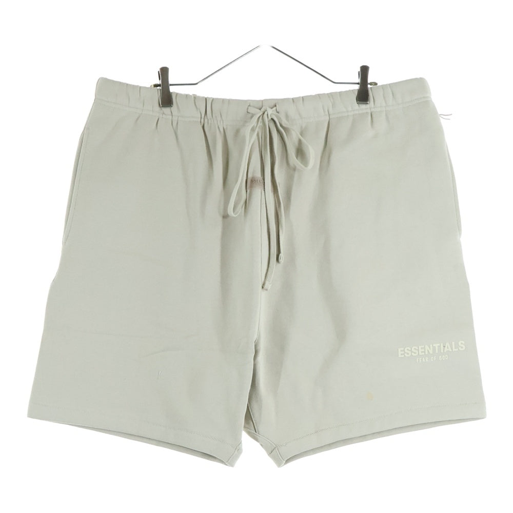 FEAR OF GOD ESSENTIALS(フィアオブゴッド エッセンシャルズ) SHORT PANTS フェルトロゴ スウェットハーフパンツ ショーツ ベージュ