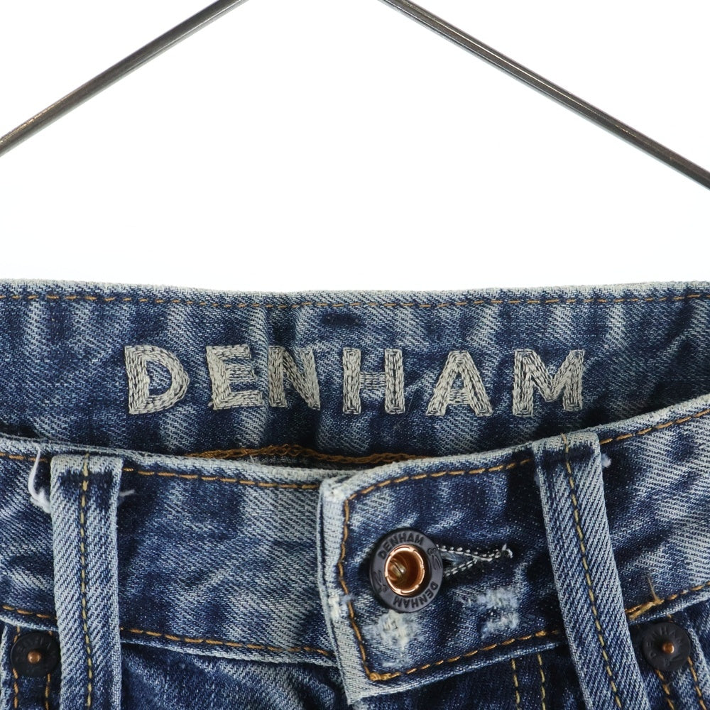 DENHAM(デンハム) RAZOR VPRR ダメージ加工 ストレートデニムパンツ インディゴ 27180-4-11004