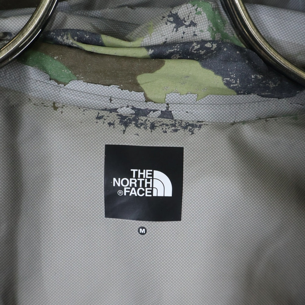 THE NORTH FACE(ザノースフェイス) Novelty Dot Shot Jacket ロゴ刺繍 カモ柄 ノベルティドットショット ジップアップフーディージャケット カーキ NP61535