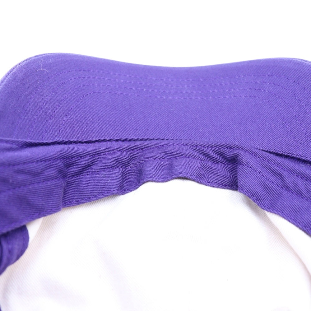 HYSTERIC GLAMOUR(ヒステリックグラマー) HG RAINBOW ロゴ刺繍 6パネル ベースボールキャップ パープル 02251QH06