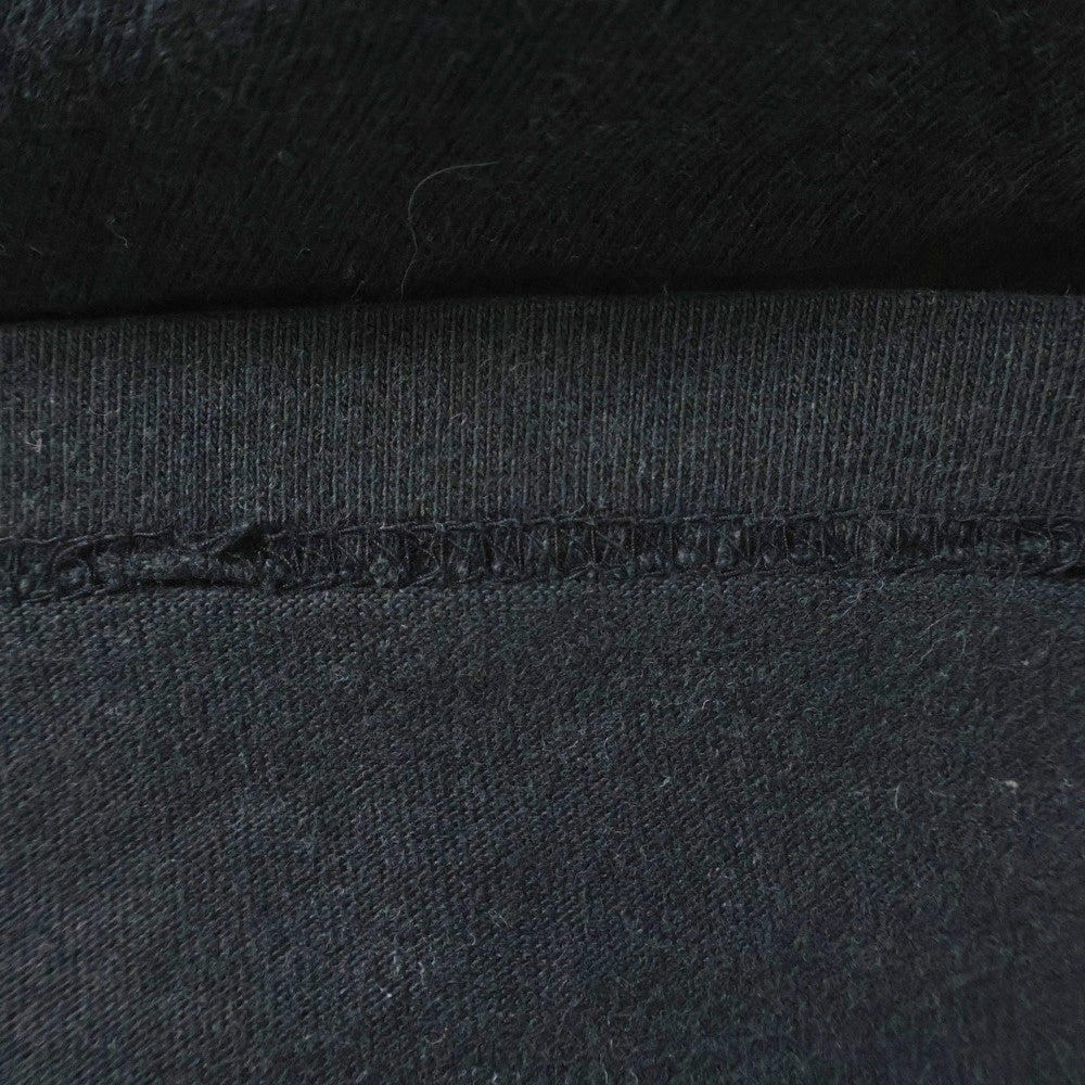 ACOUSTIC(アコースティック) 両面プリント 半袖Tシャツ カットソー ブラック