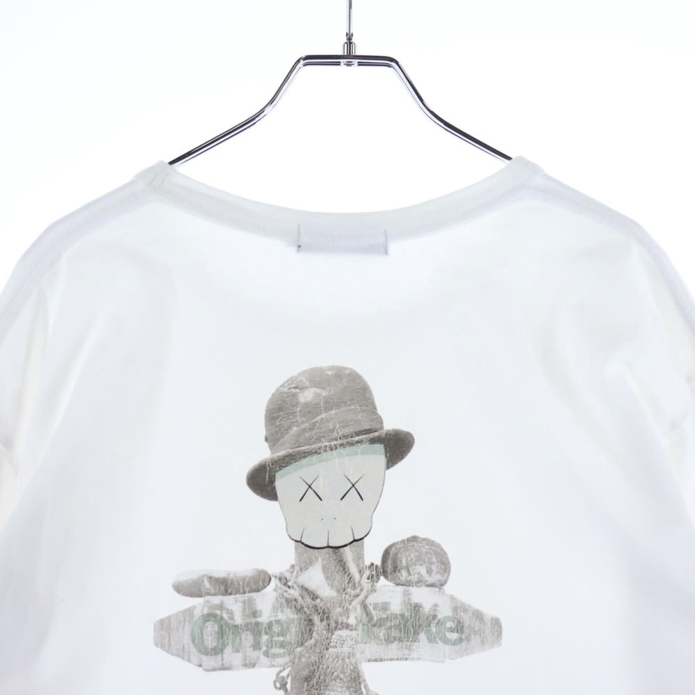 Original Fake(オリジナルフェイク) 00s × KAWS L/S TEE カウズ コンパニオン アームプリント クルーネック ロングスリーブ 長袖Tシャツ カットソー ホワイト