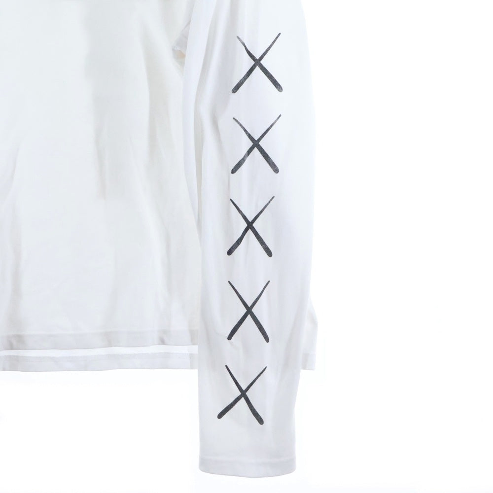 Original Fake(オリジナルフェイク) 00s × KAWS L/S TEE カウズ コンパニオン アームプリント クルーネック ロングスリーブ 長袖Tシャツ カットソー ホワイト