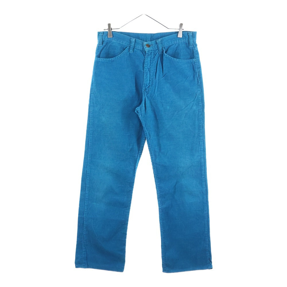 Levi's(リーバイス) 80s 519 TALONジップ コーデュロイ パンツ ターコイズブルー 519-1555