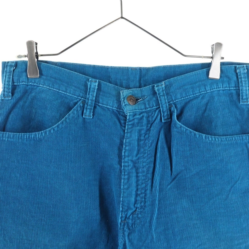 Levi's(リーバイス) 80s 519 TALONジップ コーデュロイ パンツ ターコイズブルー 519-1555