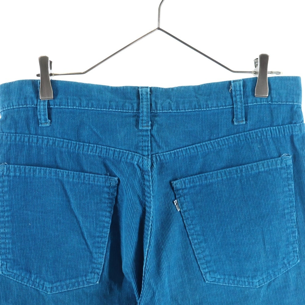 Levi's(リーバイス) 80s 519 TALONジップ コーデュロイ パンツ ターコイズブルー 519-1555