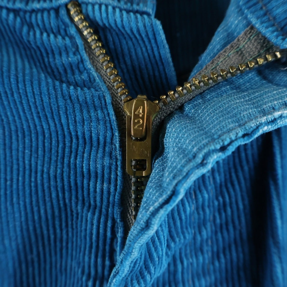 Levi's(リーバイス) 80s 519 TALONジップ コーデュロイ パンツ ターコイズブルー 519-1555