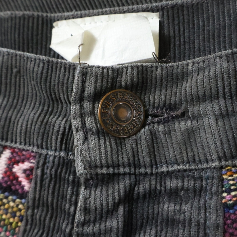 Levi's(リーバイス) 80s 519 カスタム コーデュロイ パンツ チャコール 519-1557