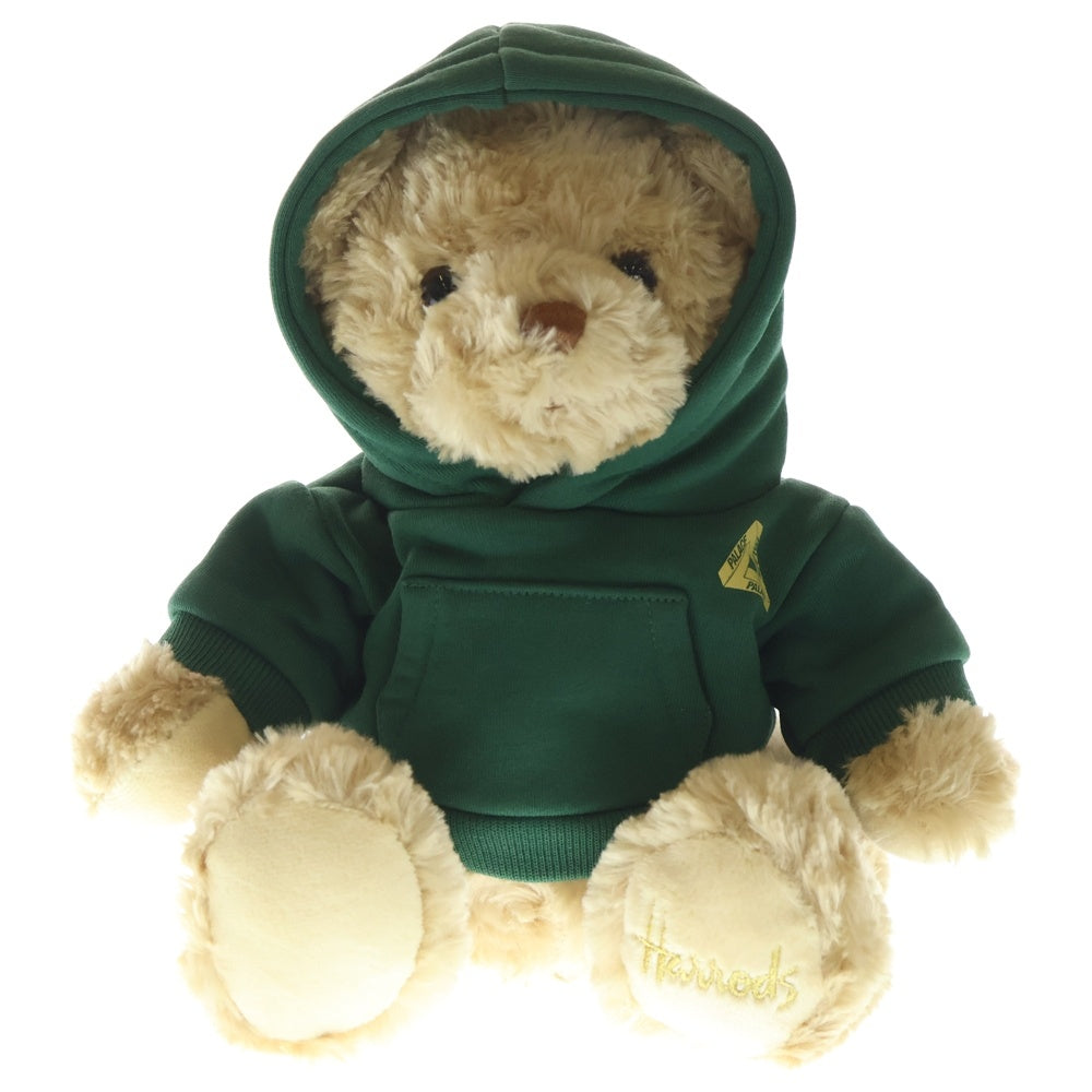 Palace Skateboards(パレススケートボーズ) ×Harrods Jacob Teddy Bear ハロッズ イギリス限定 ロゴプリントパーカー ジェイコブ テディベア グリーン/ブラウン 2213566