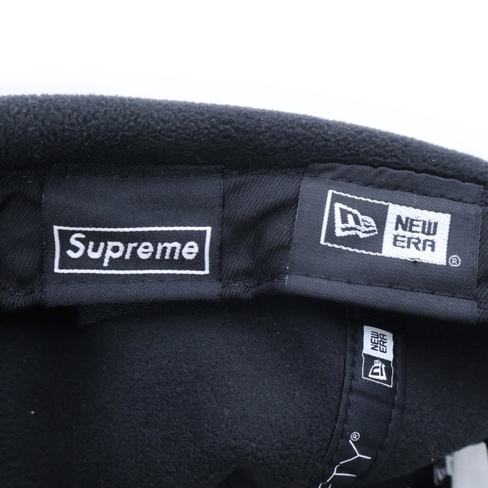 SUPREME(シュプリーム) 17AW ×NEW ERA Polartec Ear Flap Cap ニューエラ ポーラテック イヤー フラップ フリース キャップ ブラック
