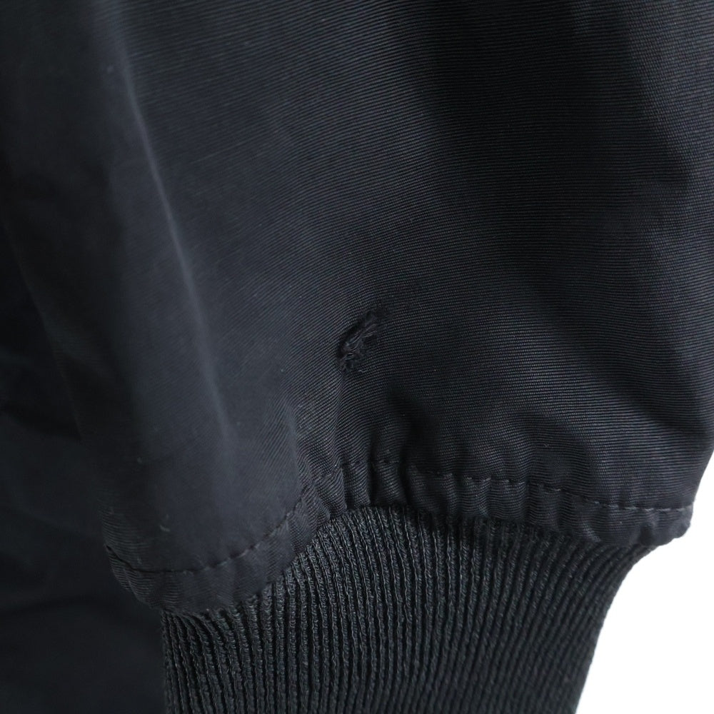 Rick Owens(リックオウエンス) 17AW バックディテール ボンバージャケット MA-1 ブルゾン ブラック RU17F8798-MU