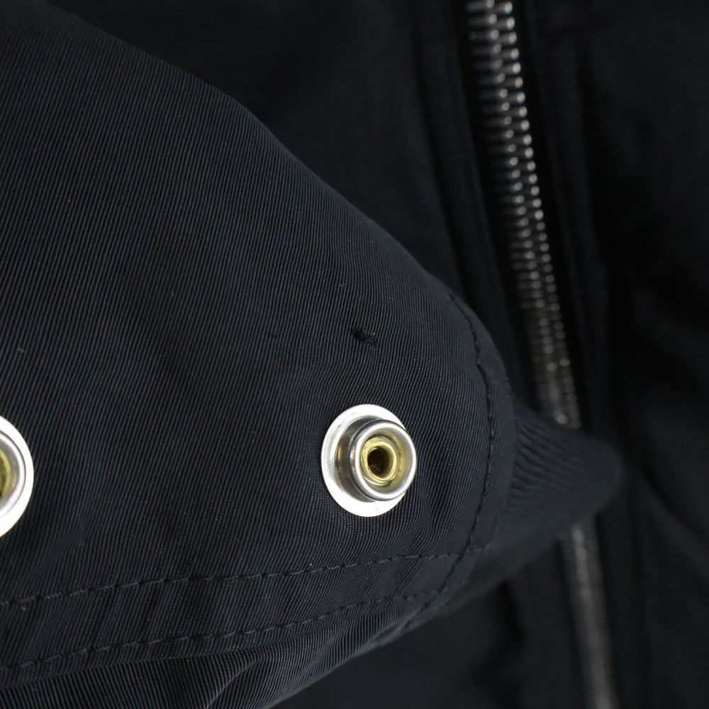 Rick Owens(リックオウエンス) 17AW バックディテール ボンバージャケット MA-1 ブルゾン ブラック RU17F8798-MU