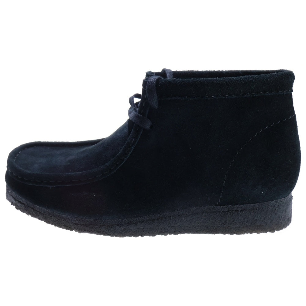 Clarks(クラークス) WALLABEE BTICTD ワラビー ブラックスエード ミッドカットシューズ ブラック US9/26.5cm 26169504