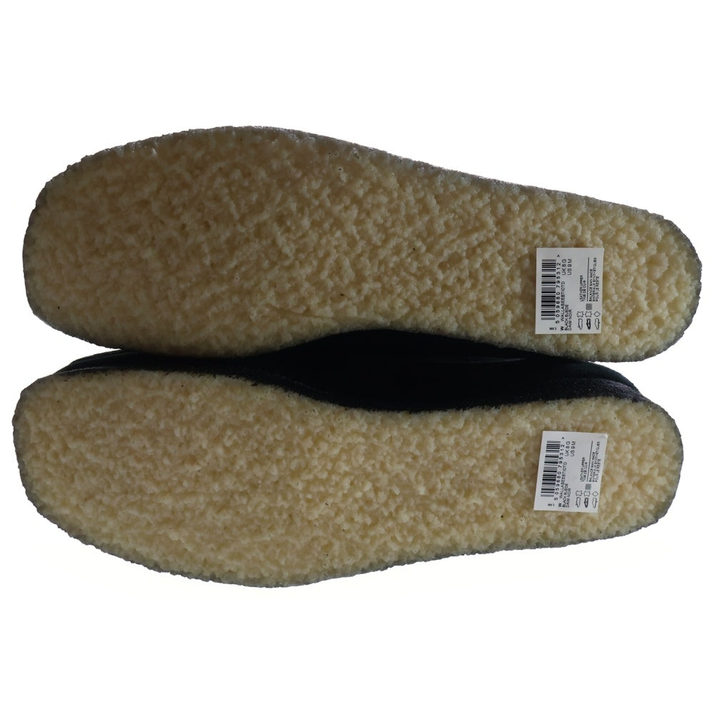 Clarks(クラークス) WALLABEE BTICTD ワラビー ブラックスエード ミッドカットシューズ ブラック US9/26.5cm 26169504