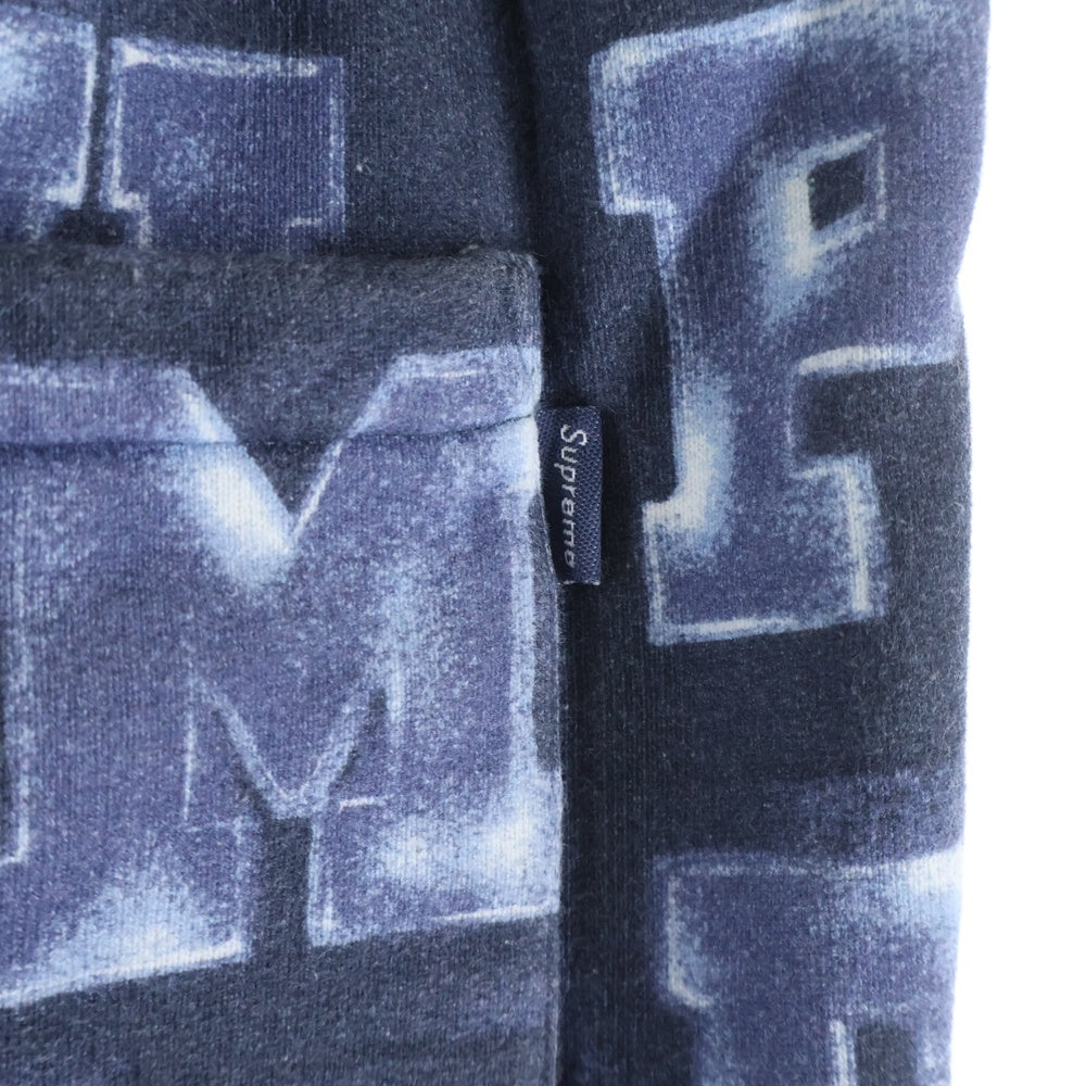 SUPREME(シュプリーム) 20AW Blocks Sweatpant ブロックス 総柄 スウェットパンツ ネイビー