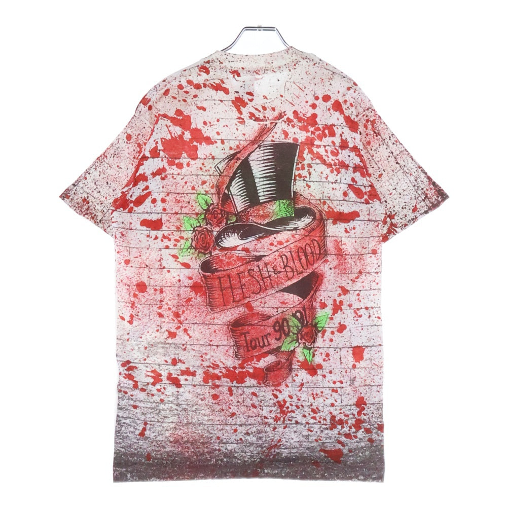 VINTAGE(ヴィンテージ) 90s POISON FLESH&BLOOD ALL OVER PRINT TEE ポイズン フレッシュアンドブラッド オールオーバープリント 半袖Tシャツ カットソー マルチ