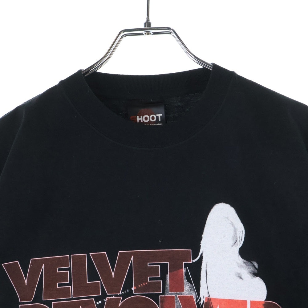 VINTAGE(ヴィンテージ) 00s VELVET REVOLVER EORLD TOUR ヴェルヴェットリボルバー 両面プリント 半袖Tシャツ カットソー ブラック