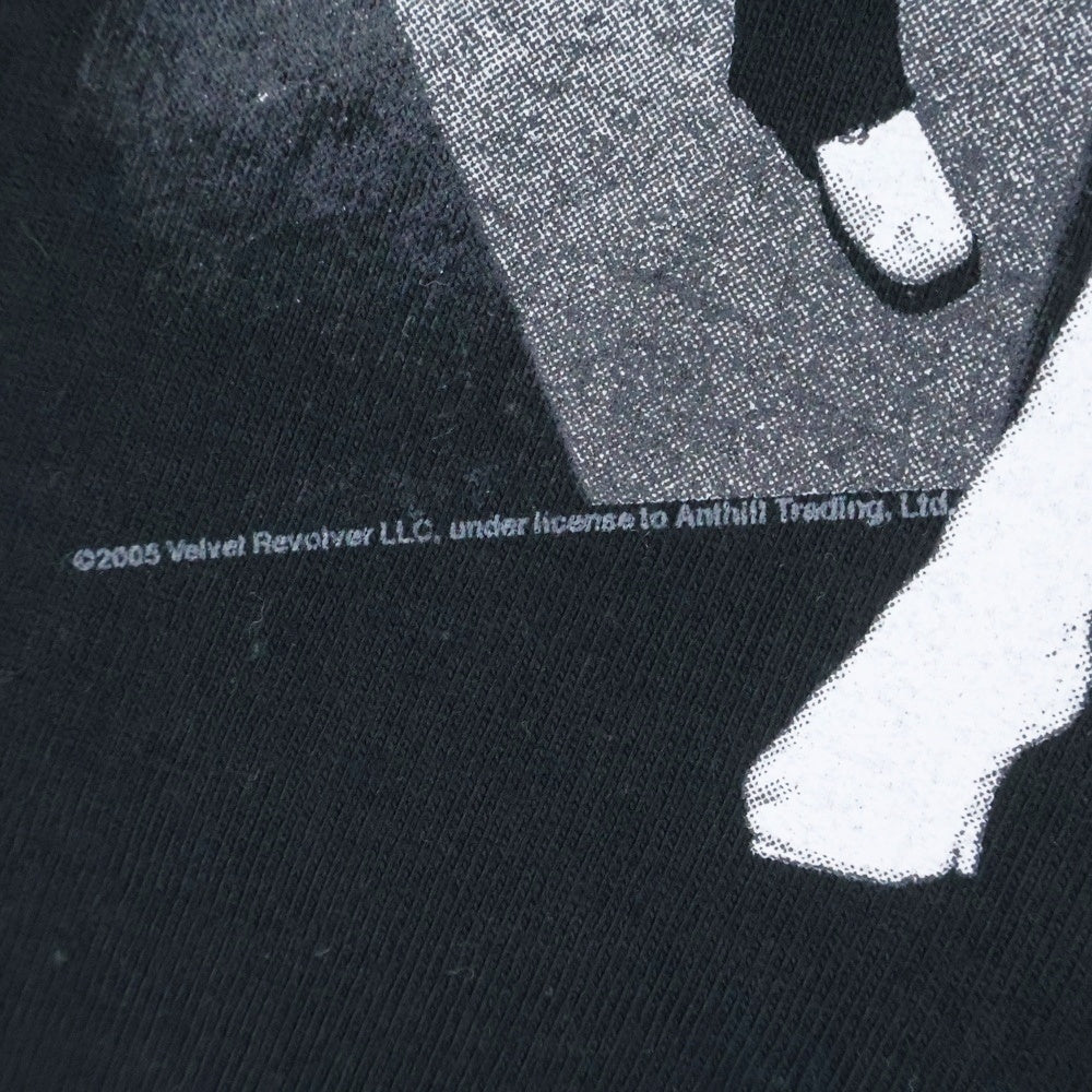 VINTAGE(ヴィンテージ) 00s VELVET REVOLVER EORLD TOUR ヴェルヴェットリボルバー 両面プリント 半袖Tシャツ カットソー ブラック