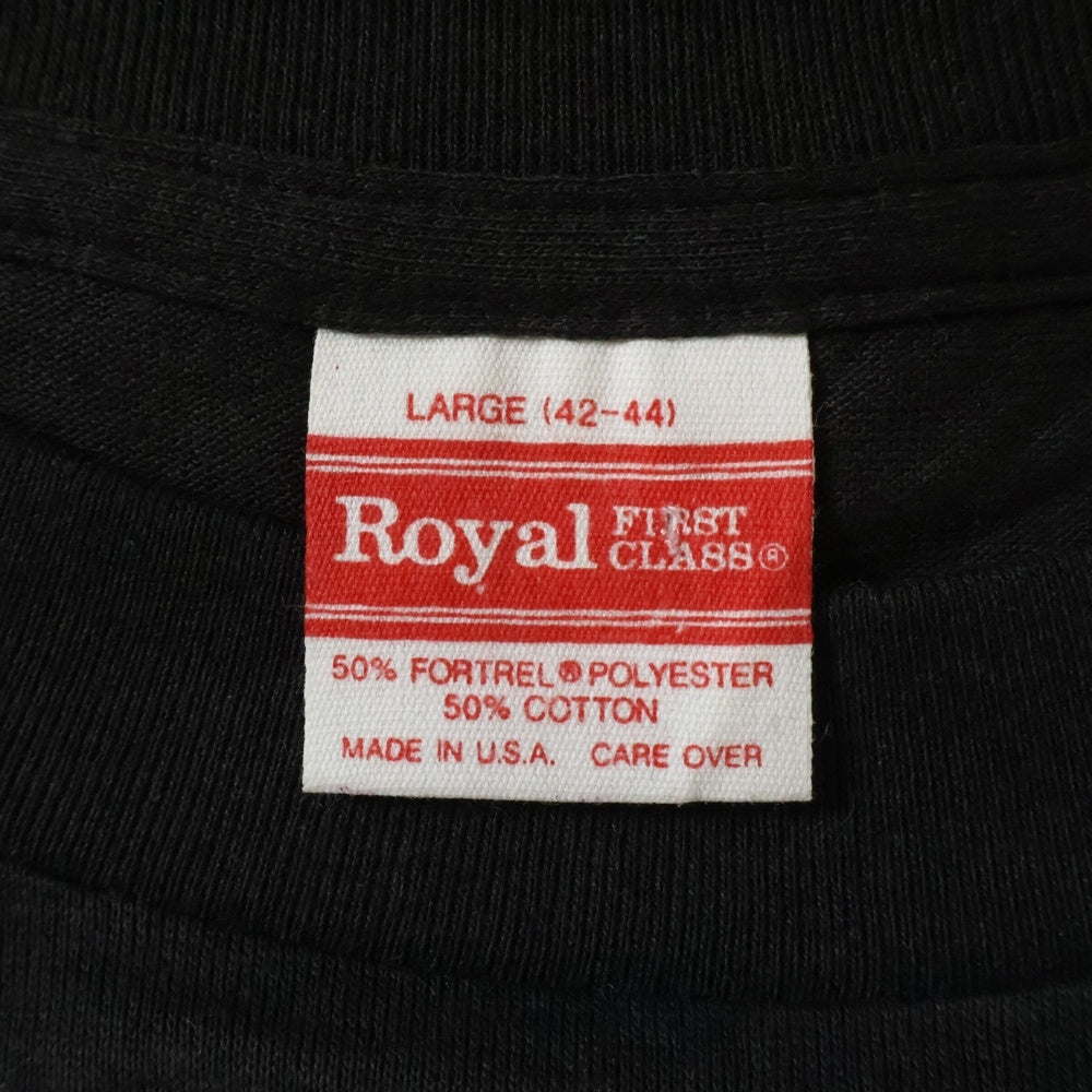 VINTAGE(ヴィンテージ) 80s POISON OPEN UP AND SAY…AHH! 両面プリント 半袖Tシャツ カットソー ブラック