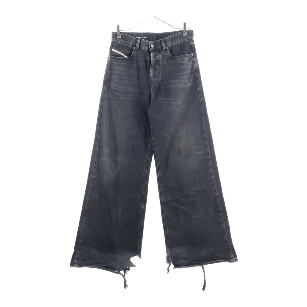 DIESEL(ディーゼル) Relaxed Jeans 1996 D-SIRE リラックス ルーズフィット ウォッシュド デニムパンツ ブラック A06926