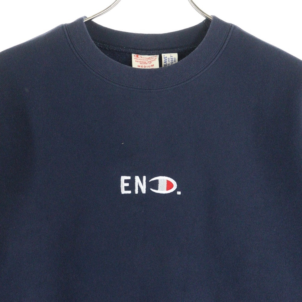 CHAMPION(チャンピオン) ×END.Reverse Weave リバースウィーブ クルーネック スウェットトレーナー ネイビー