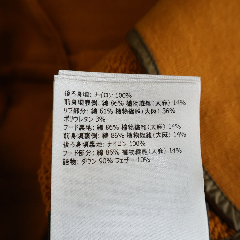 MONCLER GENIUS(モンクレール ジーニアス) 21AW × Palm Angels DOWN HOODIE パーム エンジェルス ロゴワッペン バックプリント ダウンジャケット G209L8N00004 899IA