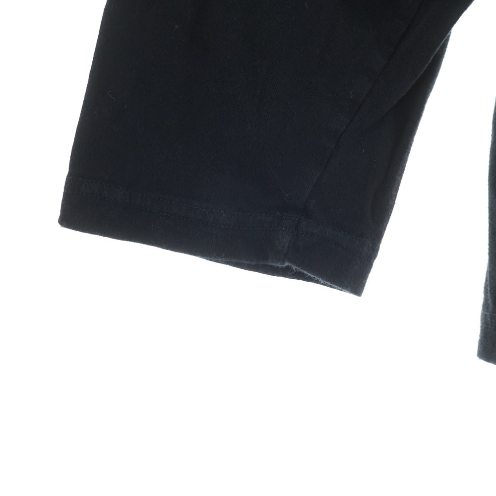 WILDSIDE YOHJI YAMAMOTO(ワイルドサイド ヨウジ ヤマモト) Cotton Jersey Shoulder Strap Henley Neck Long Sleeve Tee コットンジャージ ショルダーストラップ ヘンリーネック 長袖Tシャツ WE-T12-002