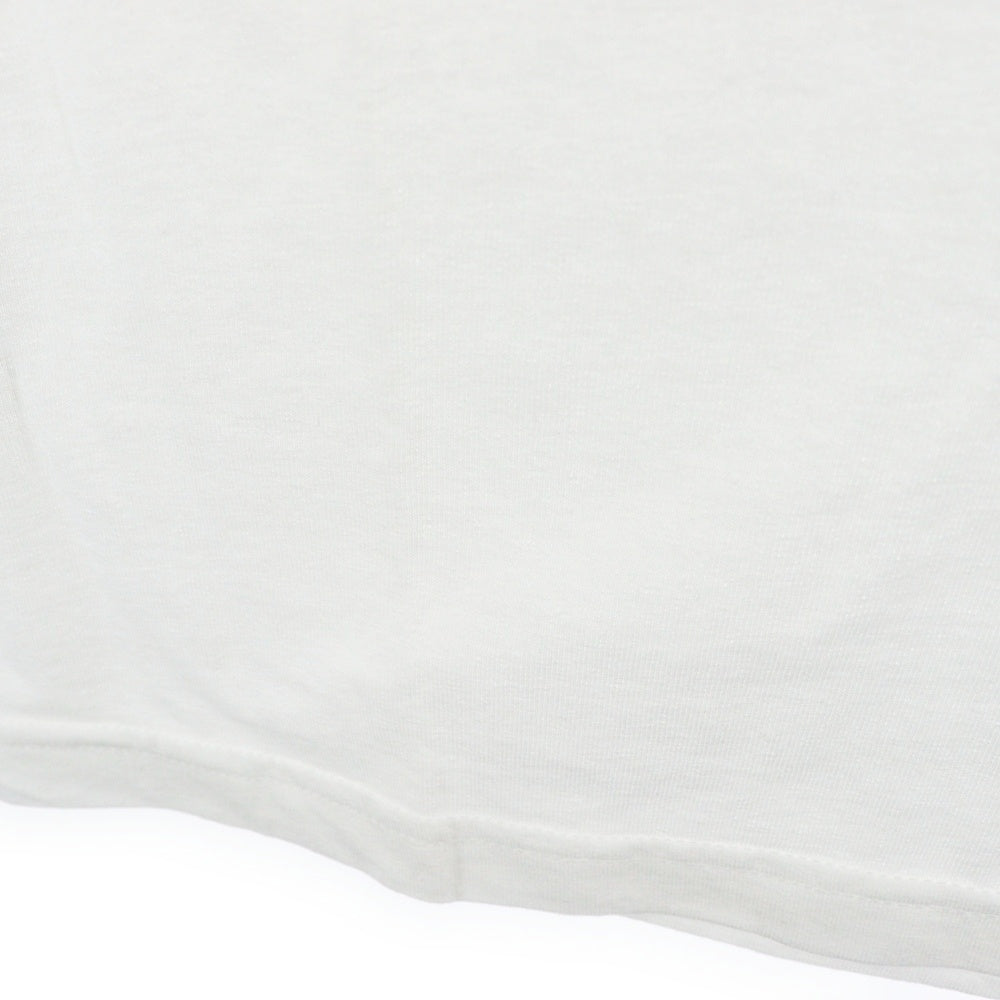 LQQK STUDIO(ルックスタジオ) BRICK LOGO S/S TEE ブリック ロゴ クルーネック 半袖Tシャツ カットソー ホワイト