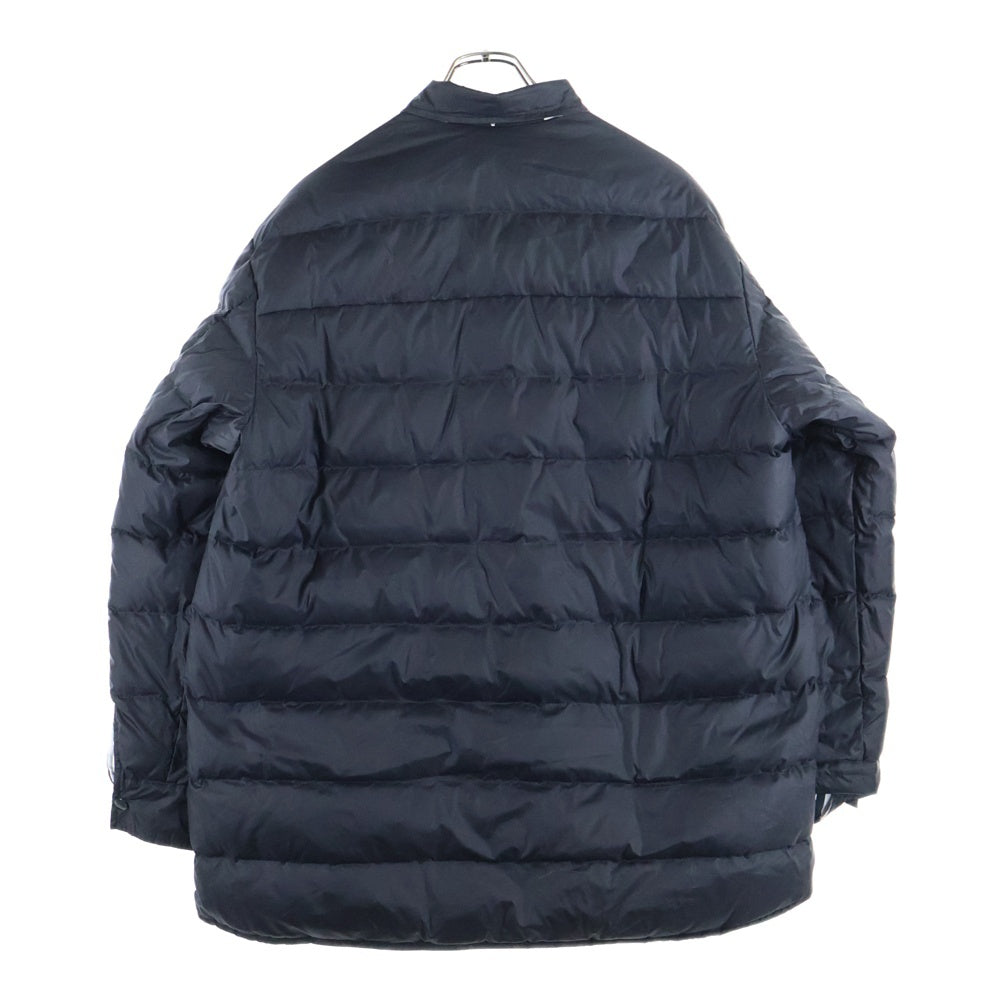 VALENTINO(ヴァレンティノ) Vロゴ 総柄 リバーシブル オーバーシャツ ダウンジャケット ブラック/ホワイト WV0CNA967WP
