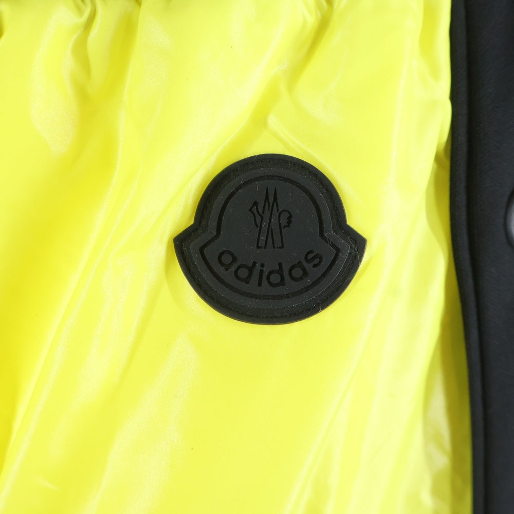 MONCLER(モンクレール) 23AW × adidas SWEAT BOTTOM アディダス サイドライン ナイロン切り替え ジョガー トラックパンツ イエロー/ブラック I209S8H00001 M2291